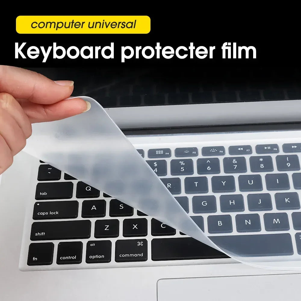 13-14 Inch 15-17 Inch Universal Laptop Notebook Keyboard Silicone Cover Dustproof Protective Waterproof Film