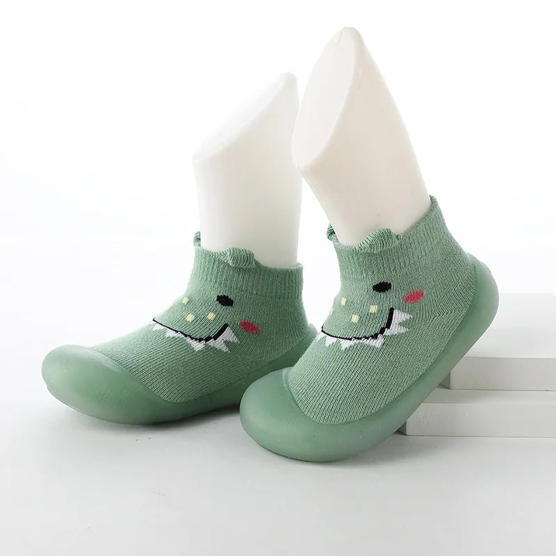 Unisex Baby Shoes First Shoes Toddler First Walkers Boy Soft Sole Rubber Baby Shoes Cute Baby Girl Shoes Baby Booties Anti-Slip