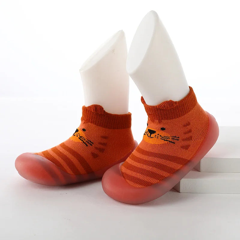 Unisex Baby Shoes First Shoes Toddler First Walkers Boy Soft Sole Rubber Baby Shoes Cute Baby Girl Shoes Baby Booties Anti-Slip