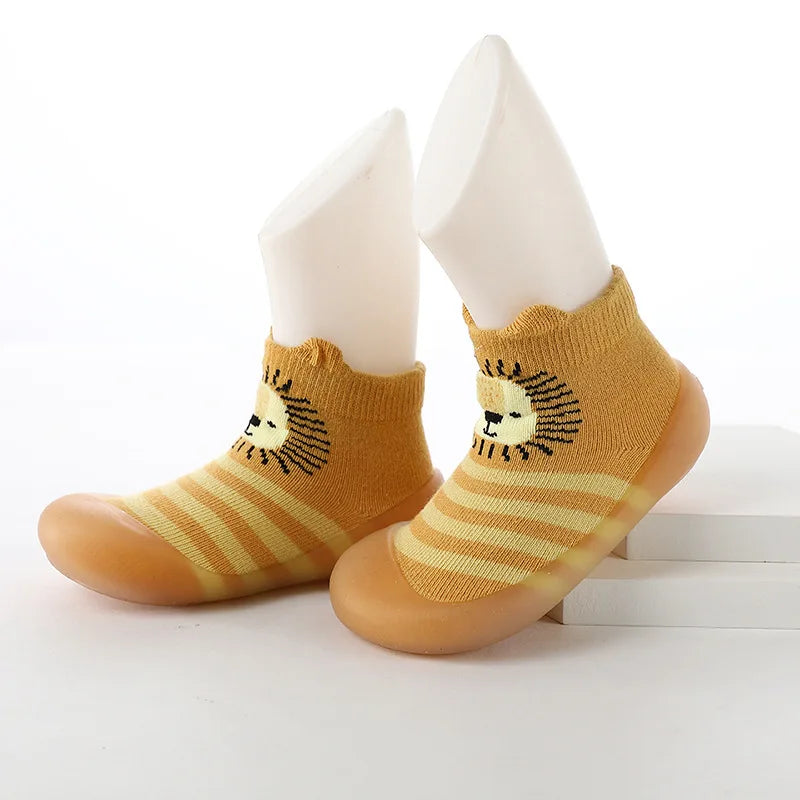 Unisex Baby Shoes First Shoes Toddler First Walkers Boy Soft Sole Rubber Baby Shoes Cute Baby Girl Shoes Baby Booties Anti-Slip