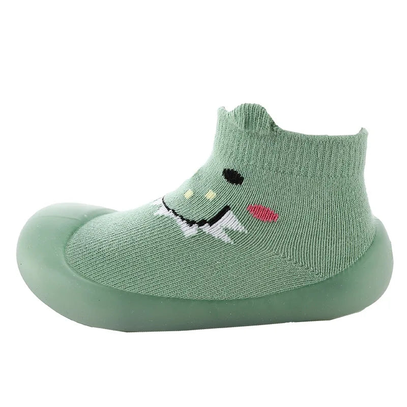 Unisex Baby Shoes First Shoes Toddler First Walkers Boy Soft Sole Rubber Baby Shoes Cute Baby Girl Shoes Baby Booties Anti-Slip