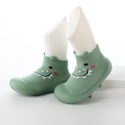 Unisex Baby Shoes First Shoes Toddler First Walkers Boy Soft Sole Rubber Baby Shoes Cute Baby Girl Shoes Baby Booties Anti-Slip